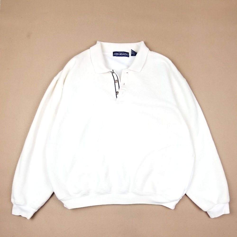 VTG 00's 90's Y2K Made in Egypt Collar Long Sleeve